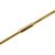 Elastic cord rings gold | 410 mm