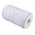 Flat elastic band 8 mm white 