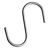 S-hooks, 35 mm long, zinc-plated 35 mm