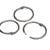 Binding rings metal 25 mm  | silver 