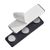 Magnet for name badges, self-adhesive 3 magnets | 45 x 13 mm