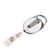 Badge reel with belt clip white 