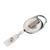 Badge reel with belt clip white|transparent 