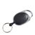 Retractable key ring black 