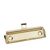Clipboard clips with extendable hanger, 100 x 30 mm, brass-plated with extensible hanger  | 100 x 30 mm 