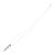 Cotton thread with metal end white | 120 mm