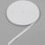 Twill tape, cotton 10 mm | white  | 50 m