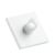 Adhesive ceiling hooks 30 x 30 mm  | white 
