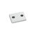Rubber-coated magnets, rectangular, with internal thread null | 2x M4x4,5 mm | 14,9 kg