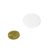Metal discs white, self-adhesive 30 mm