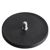 Rubber-coated magnets with thread black  | 88 mm | M8x15 mm 