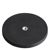 Rubber-coated magnets with internal thread black  | 88 mm