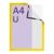 Magnetic frames A4, magnetic null