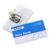 Name badges with clamp urban 75 x 40 mm  | Combi clips, rotatable 