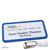 Jmenovka s klipem office Závěsný klip | null | 75 x 37 mm