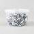 Hollow eyelets, 20 - 50 sheets, silver 6.5 mm