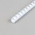 Plastic binder spines A4, round 16 mm | white 