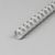 Plastic binder spines A4, round 19 mm | grey 