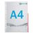 Brochure pockets A4, half-sided signal edge, PP-foil null