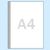 Sheet protectors, A4 55 µm | Filing strip: white reinforced spine, europunched