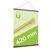 Wooden poster hangers, with suspension cord and magnetic fastening 420 mm | black 