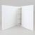 Ring binder, A4 white  | 4 D-ring mechanism   | cardboard|PP  | 40 mm