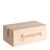 Card holder MODUL with engraving 74 mm | beech wood  | single-sided along the long side 