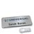 Jmenovka Icon® „alu-complete“ chromová  | Magnet smag® 