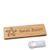 Dřevěná jmenovka, timberline® „complete-engraved“ 76,3 x 25,5 mm  | Magnet smag® 