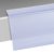 Regálová lišta HE, samolepicí, čtecí úhel 15° 39 mm | 90 mm | transparentní provedení  | k nalepení (standardní lepicí páska) 