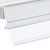 Data strips TE for Tegometall shelves 52 mm | transparent | 1.240 mm