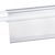 Regálová lišta WWT pro drátěné police Wanzl a Wire-Tech 1230 mm