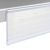 Data strips DBR, self-adhesive, with grip edge for sticking (foam adhesive tape) | 18 mm | transparent | 200 mm