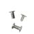 Binding screws with hammertop, nickel-plated 15 mm