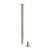 Binding screws with hammertop, nickel-plated 110 mm