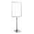 Poster frame with base and mount (set) A3 grey  | Base: black  | Aluminium rod adjustable from 350 to 550 mm 