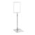 Poster frame with base and mount (set) A5 null | null | Base: grey