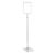 Poster frame with base and mount (set) A5 transparent  | Base: grey  | Aluminium rod adjustable from 600 to 900 mm 