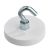 Rubber-coated magnet with hook 31 mm | null
