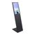Digital totem PLANAVISION, black, matt with Samsung QB24C-T touch display 