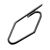 Label attachment loops rhomb 