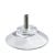 Threaded suction cups 30 mm | M4, 10 mm long