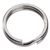 Key rings, nickel-plated, flat 15 mm