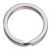 Key rings, nickel-plated, flat 25 mm
