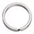 Key rings, nickel-plated, flat 30 mm