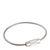 Wire keyrings with screw connector, silver Pack of 10 pieces (press-seal bag) | 110 mm