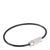 Wire keyrings with screw connector, colored coating null | 110 mm