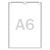 Document sleeves, transparent A6