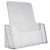 Leaflet holder, polystyrene, transparent PTXF 1 x A4