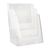 Wall-mounted/free-standing leaflet holder, polystyrene, transparent PTXC 3 x A4